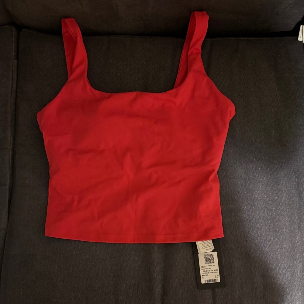 Fabletics Bold Red Crop Top
